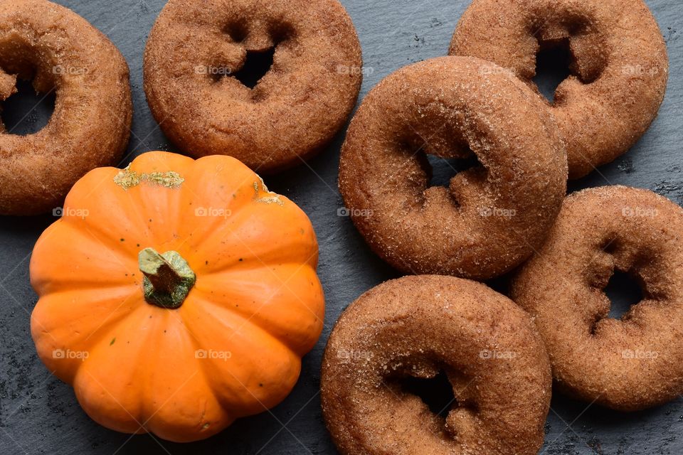 Pumpkin donuts 