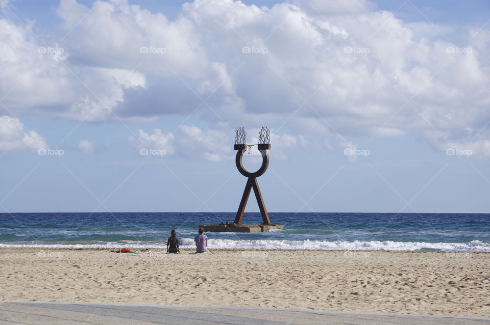 Alfa & Omega at the beach