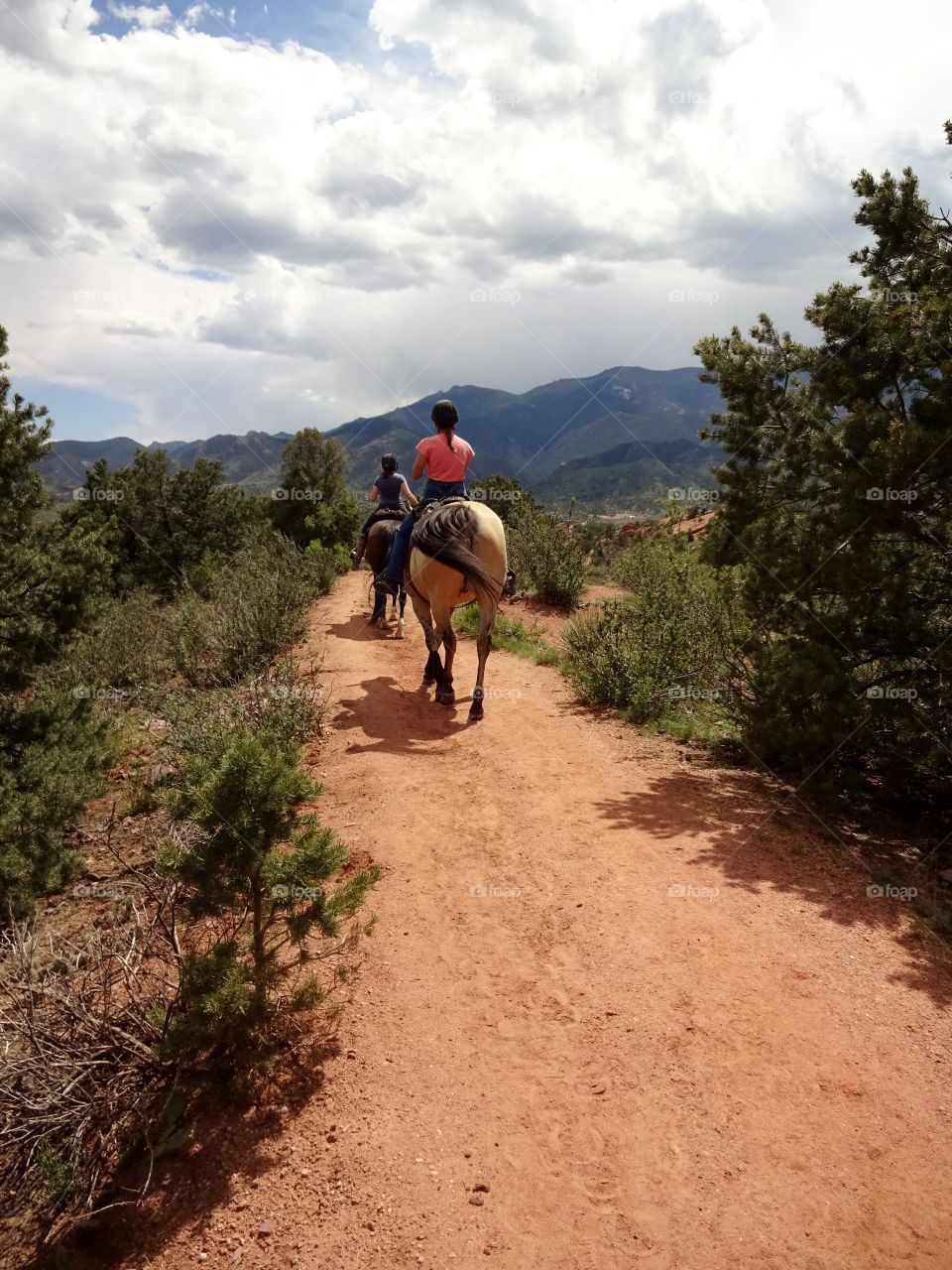 Riding in Garden of the  Gods