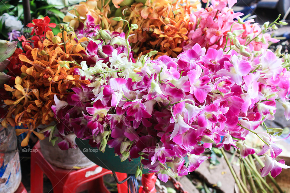 Cambodian flower stand