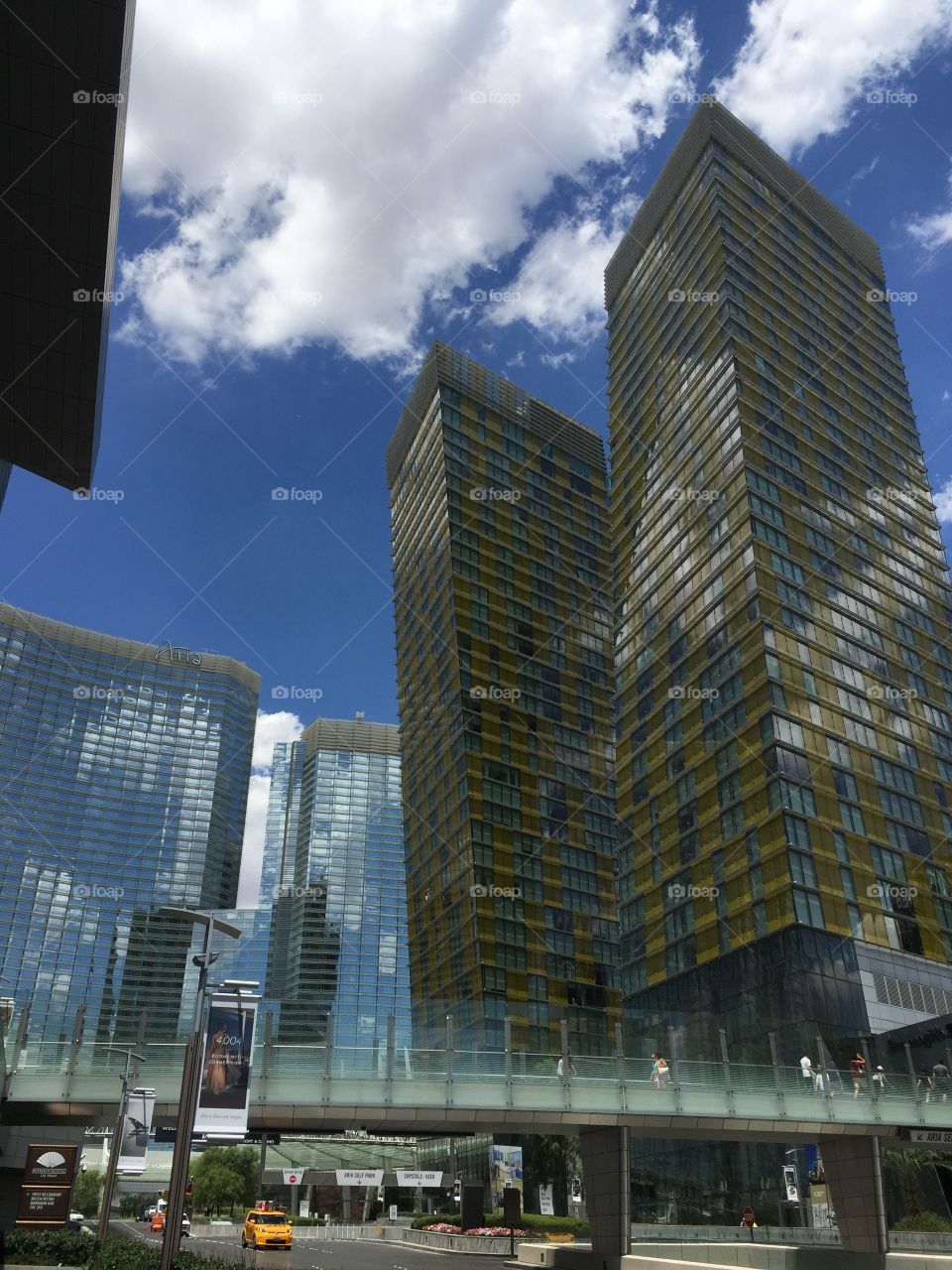 City buildings. I took this photo in Las Vegas strip