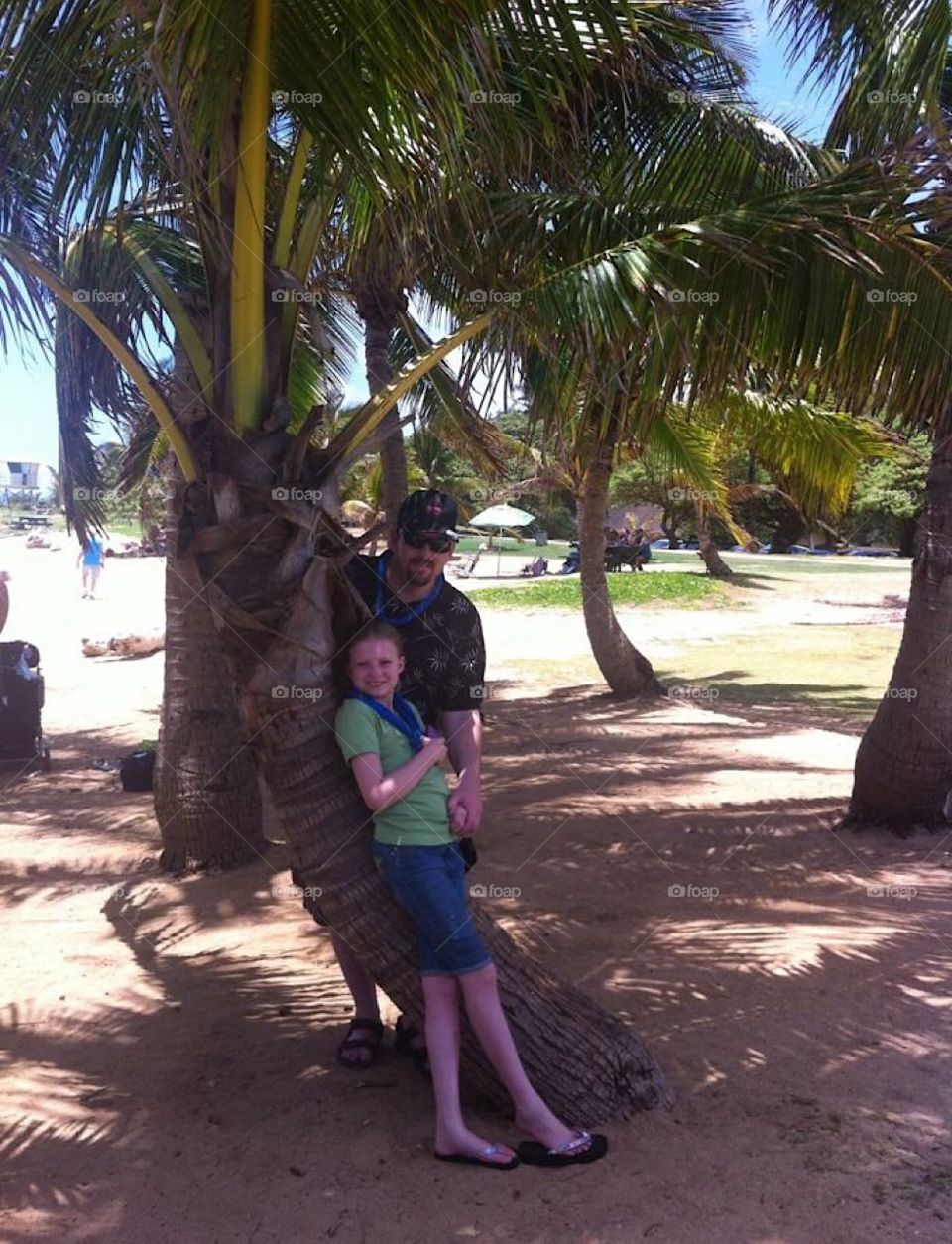In Maui at the bannon trees.