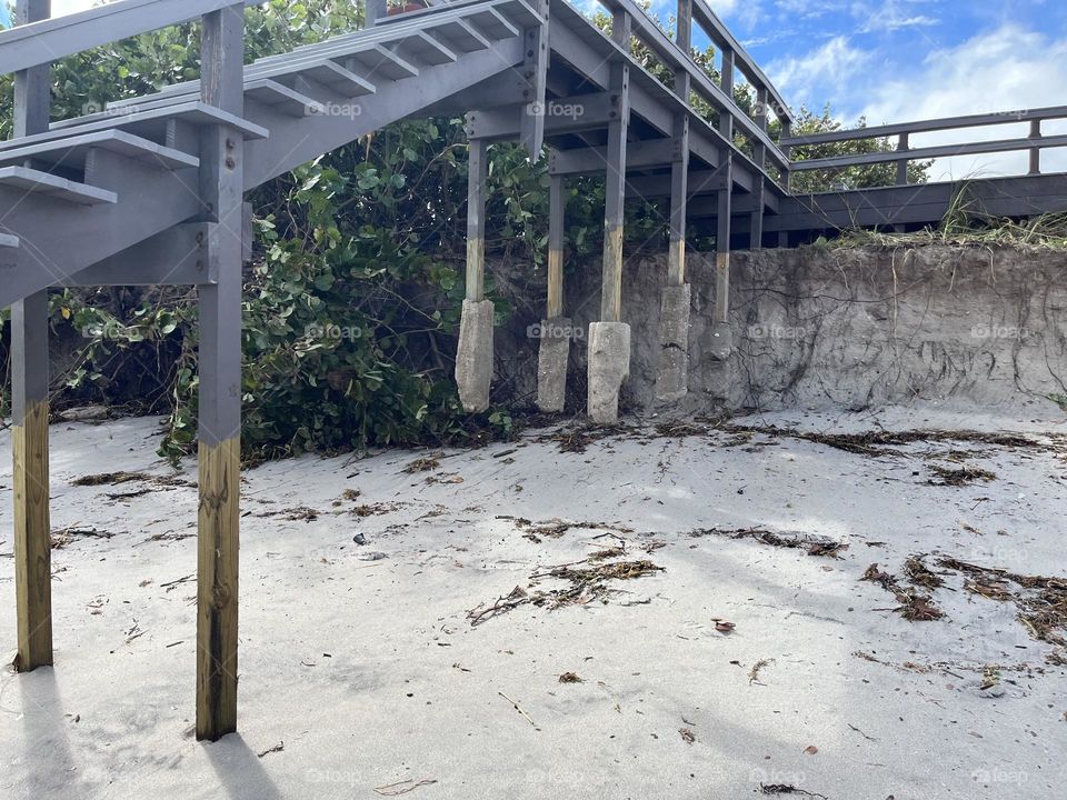 Coastal erosion 