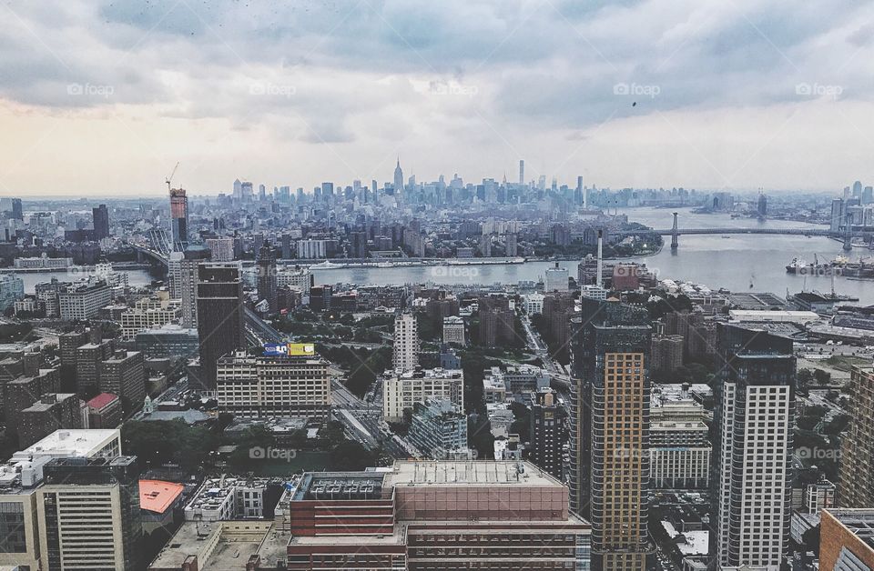 Manhattan seen from Downtown Brooklyn...