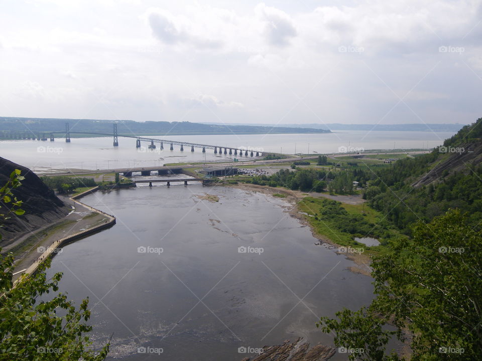 Montmorency Vue des chutes  