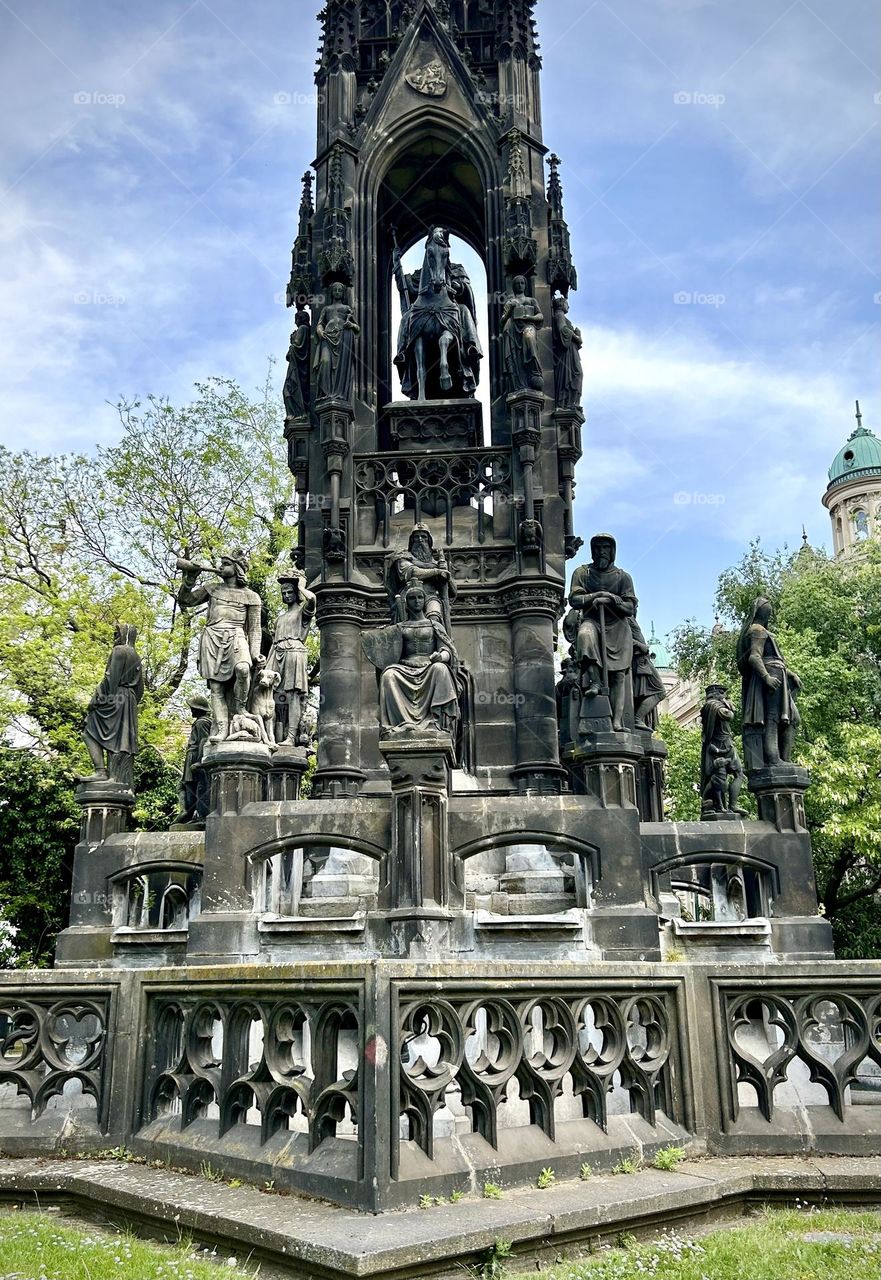 Prague , Fountain Kranner April 2023 . 