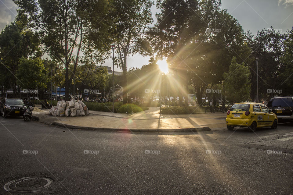 A sunny day in Bogotá
