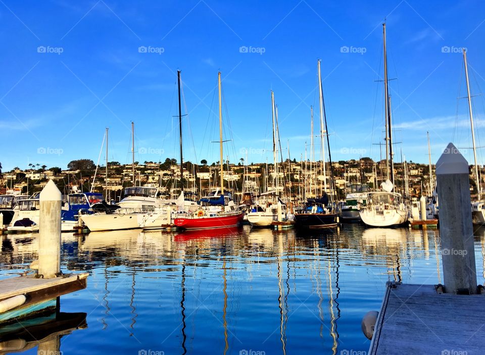 Harbor & Boat Reflections 