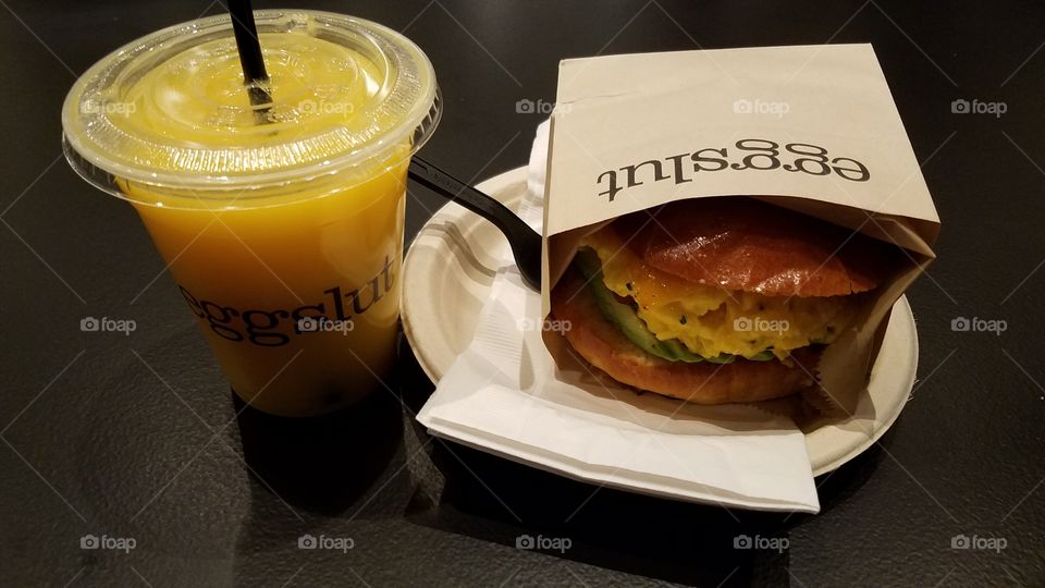 Fairfax Sandwich at Eggslut Las Vegas