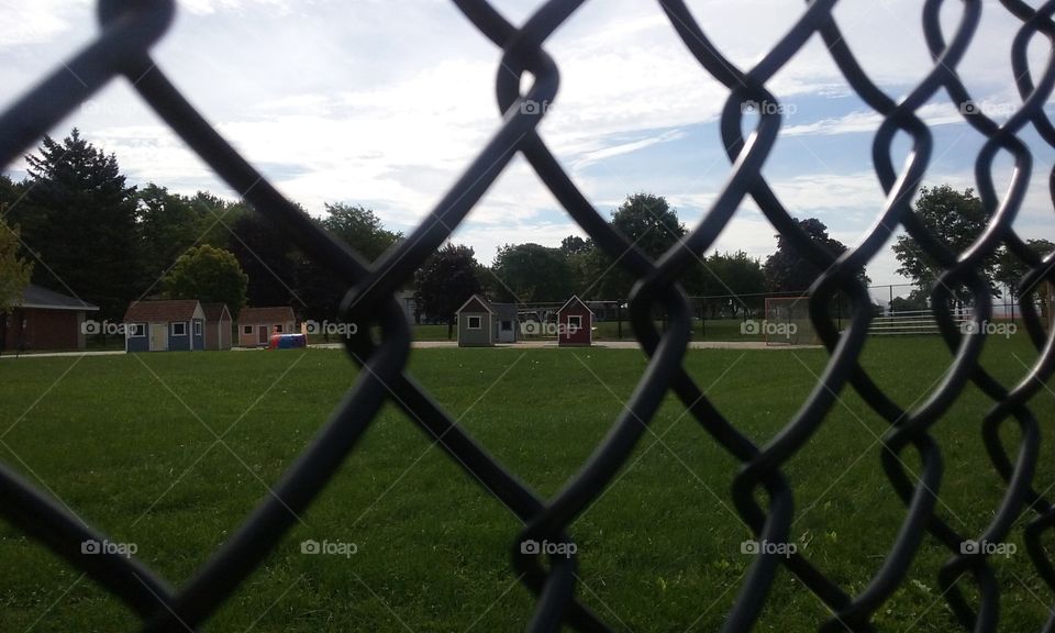 from behind the gate shots