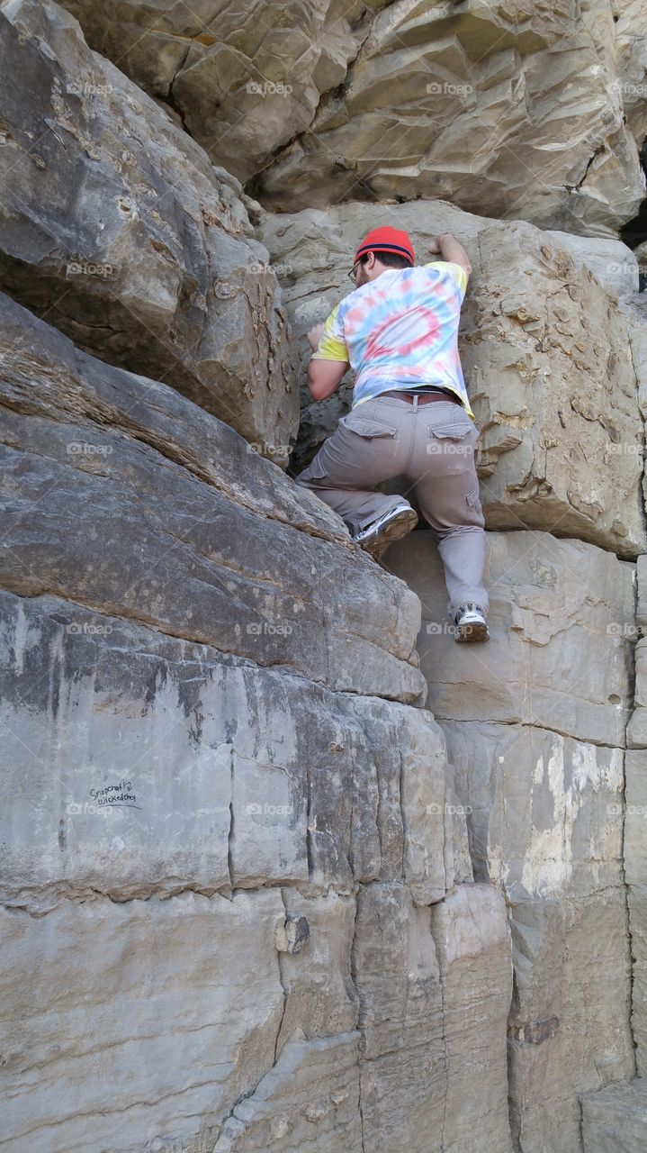 Outdoor adventures with my family make me happy (and sometimes a little nervous!). My son loves rock climbing, and I love to watch him.
