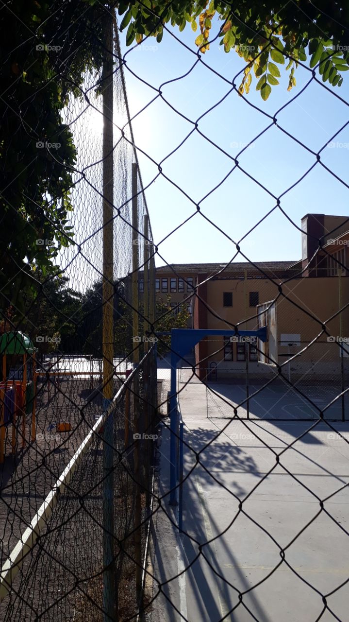 School fence