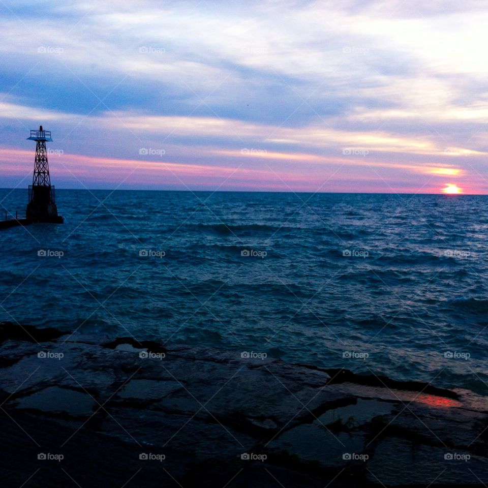 July Sunrise, Foster Beach