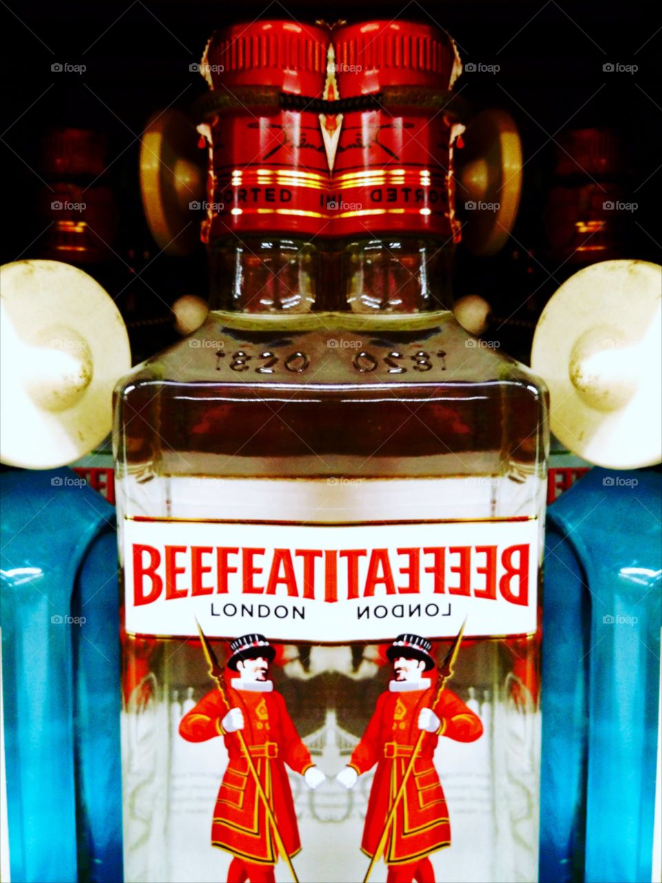 Beefeater. the Beefeater Gin on the rack