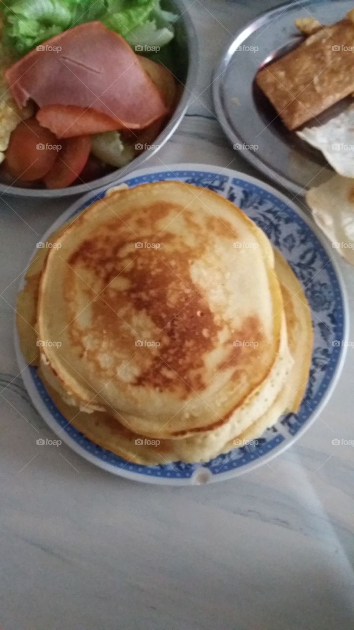 breakfast for the day.