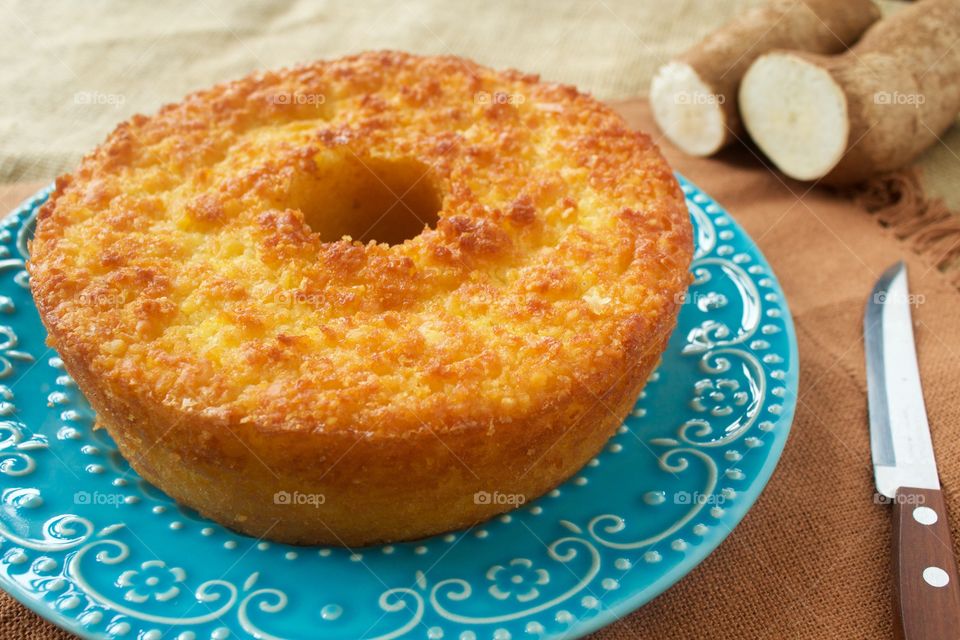 Delicioso Bolo de Mandioca