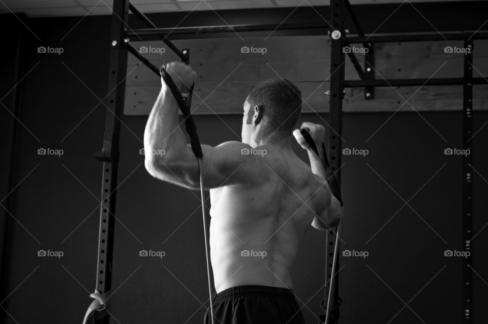 Working out with power band