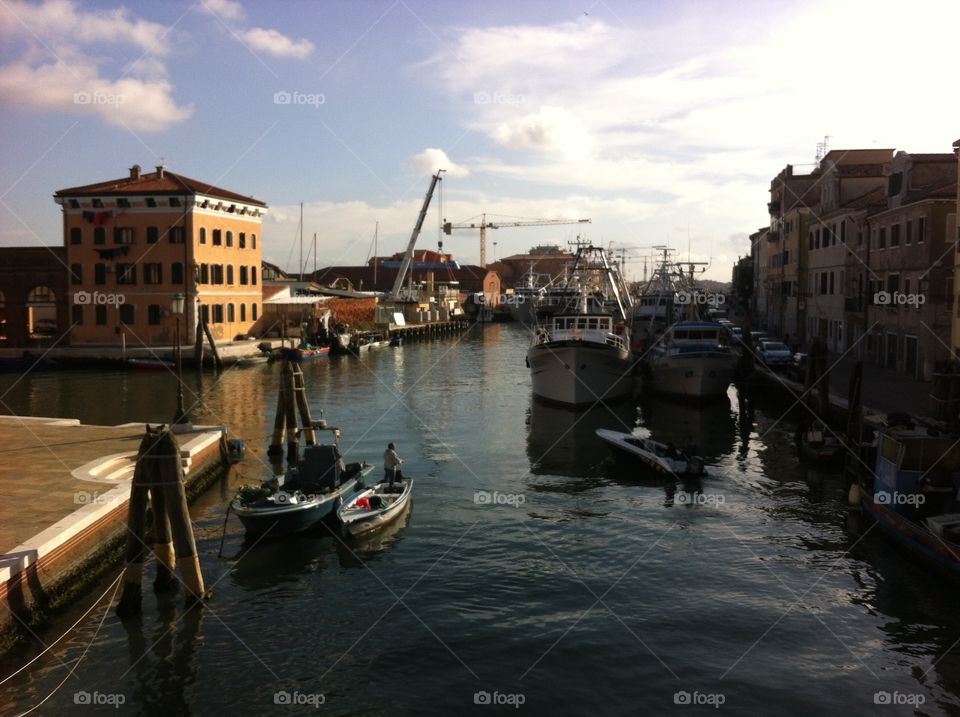 Chioggia Venezia harbour