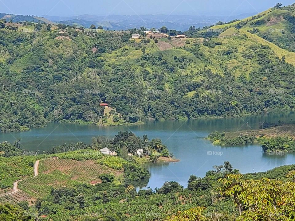 vieaw of Guayo lake Puerto Rico