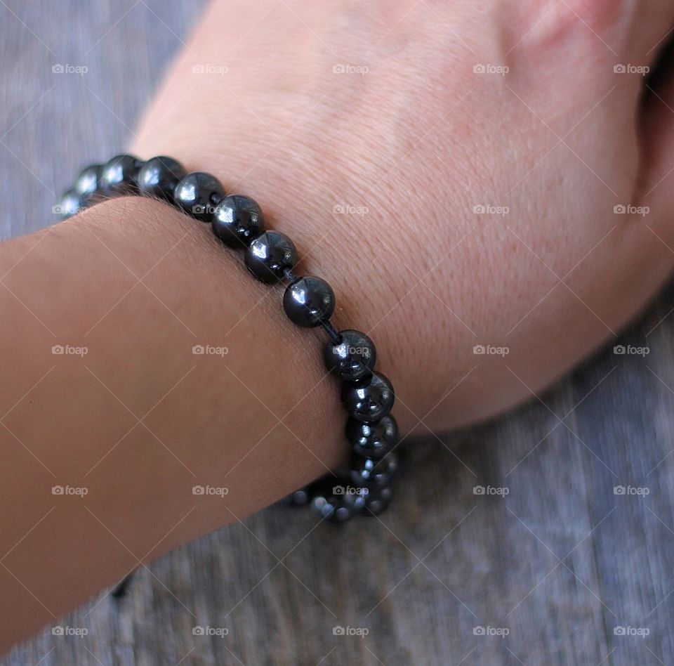 Black bracelet