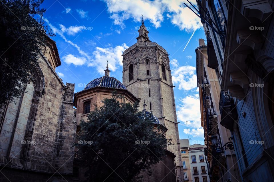 Cathedral tower, Valencia, Spain