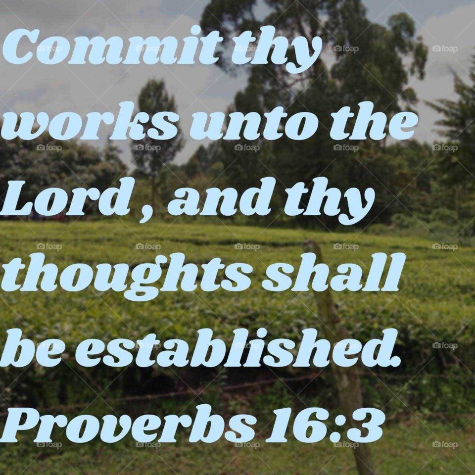 what about committing your work to God
