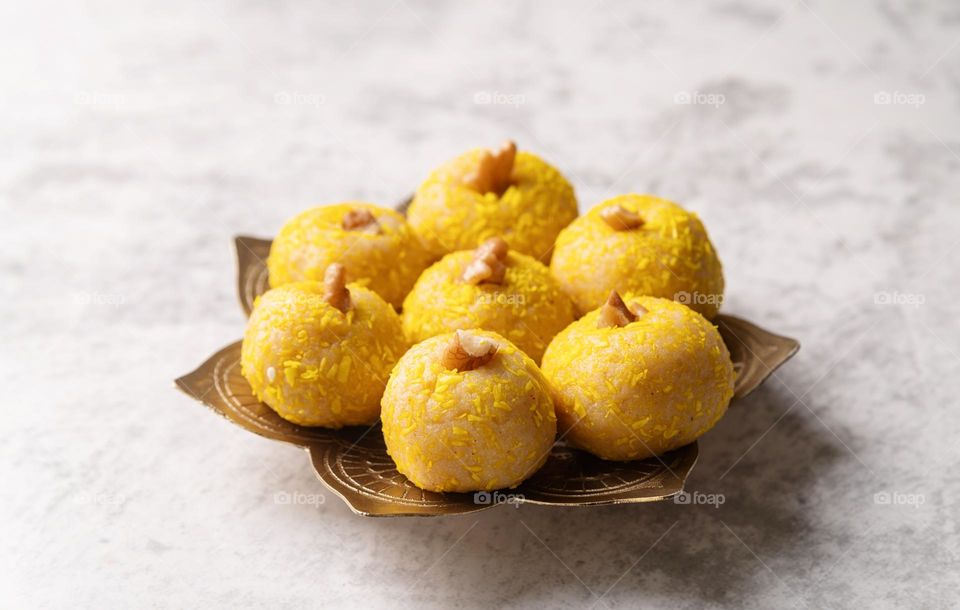 yellow indian sweets