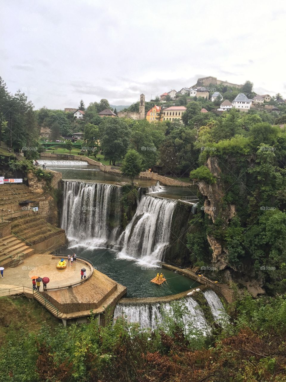 Waterfall landscape 