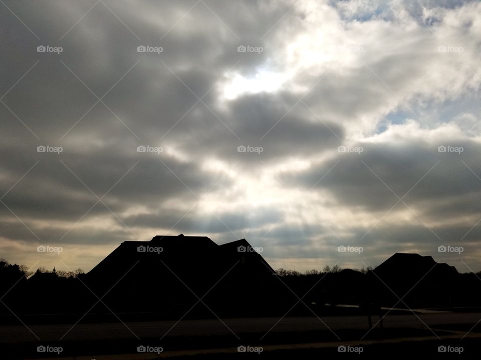 storm clouds