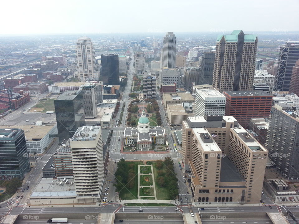 st. louis. view from the arch