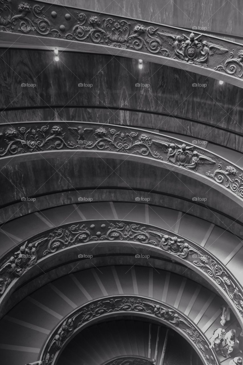 Stairway . Stairway in Vatican City.