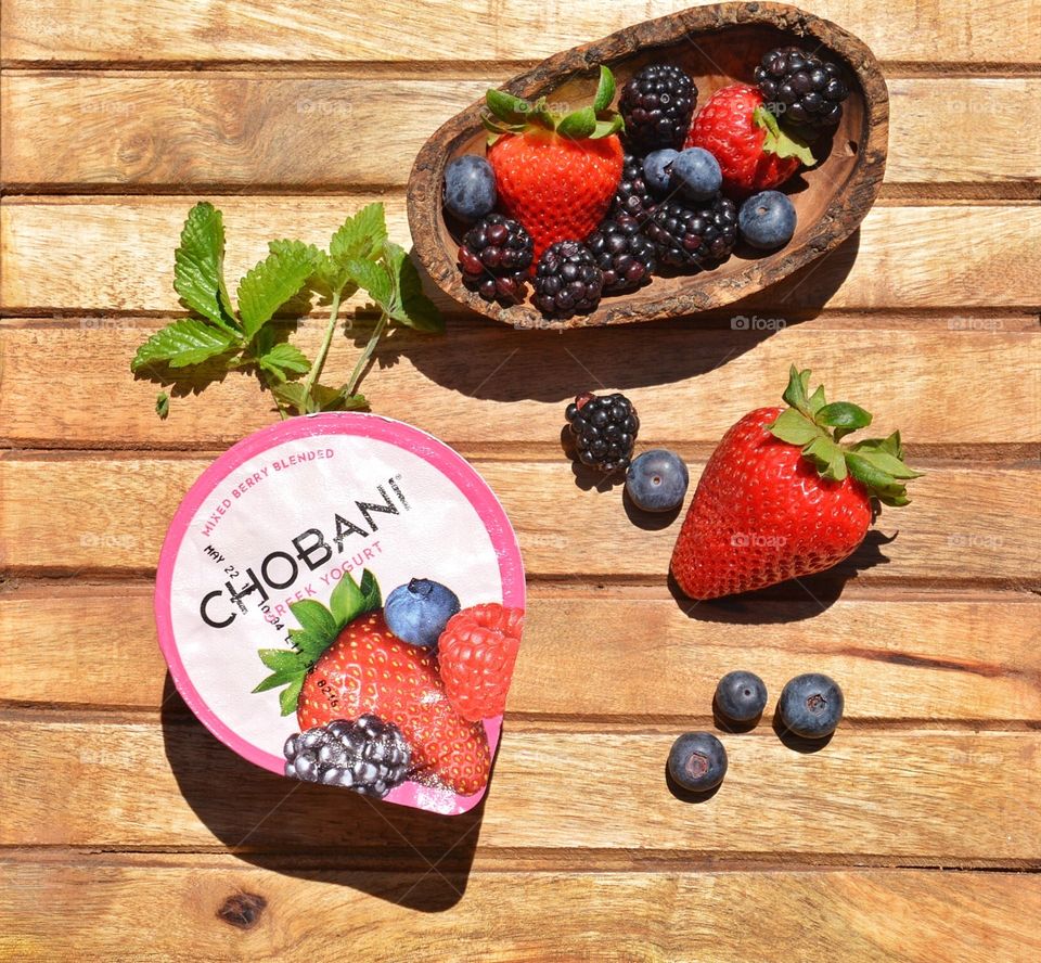 Chobani mixed fruit