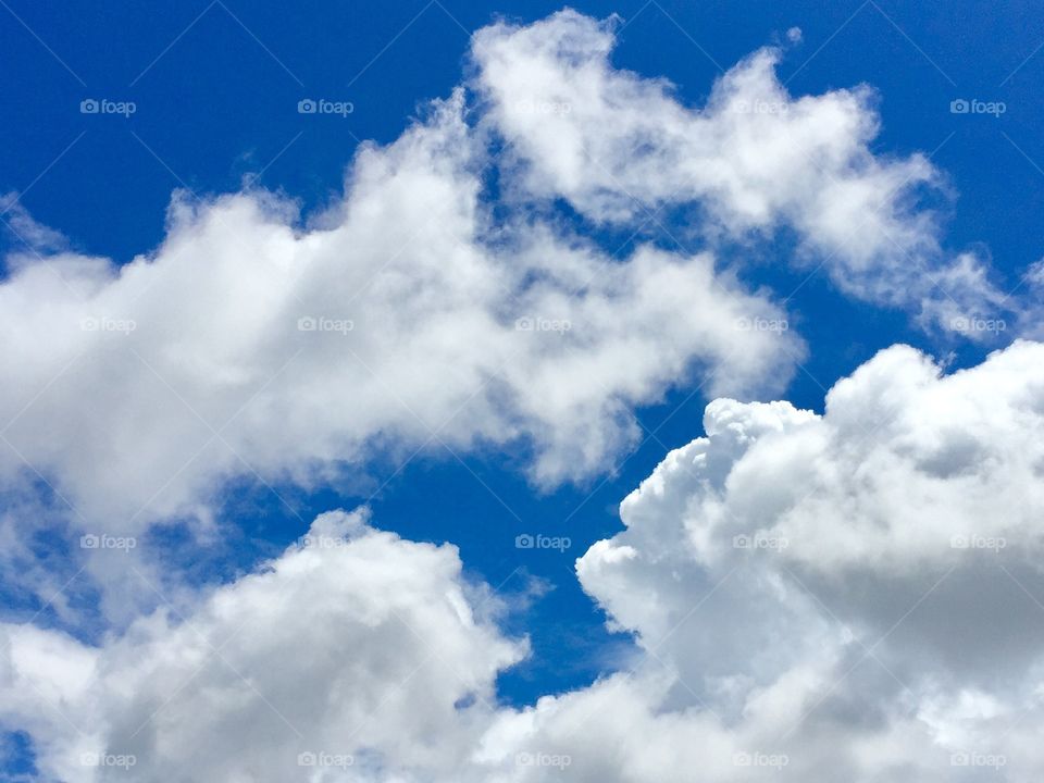 Cloud and blue sky