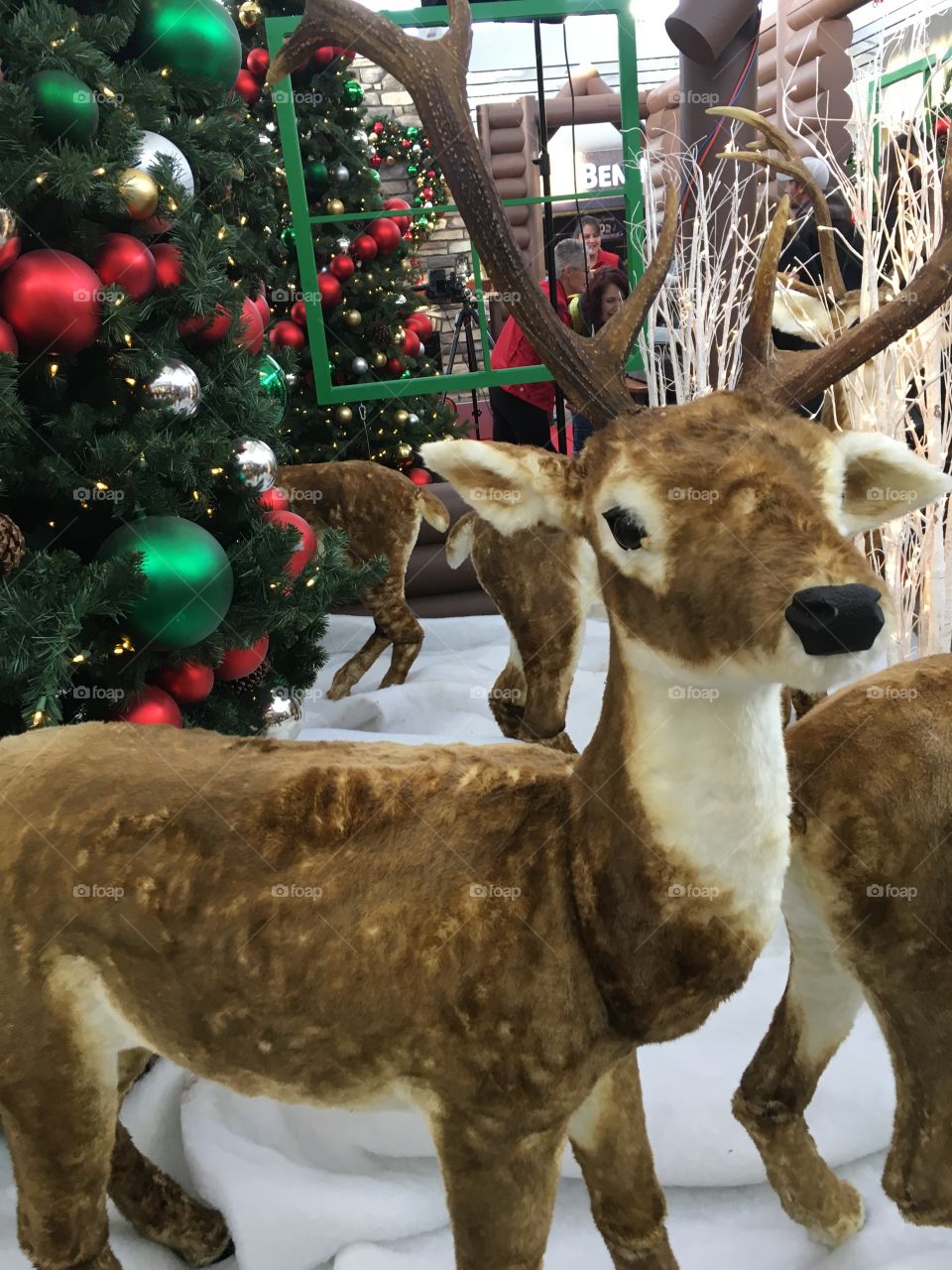 Santa’s village at the mall