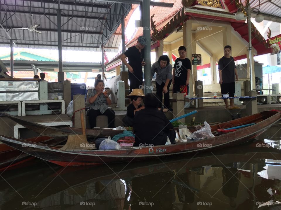 Floating market, Bangkok 