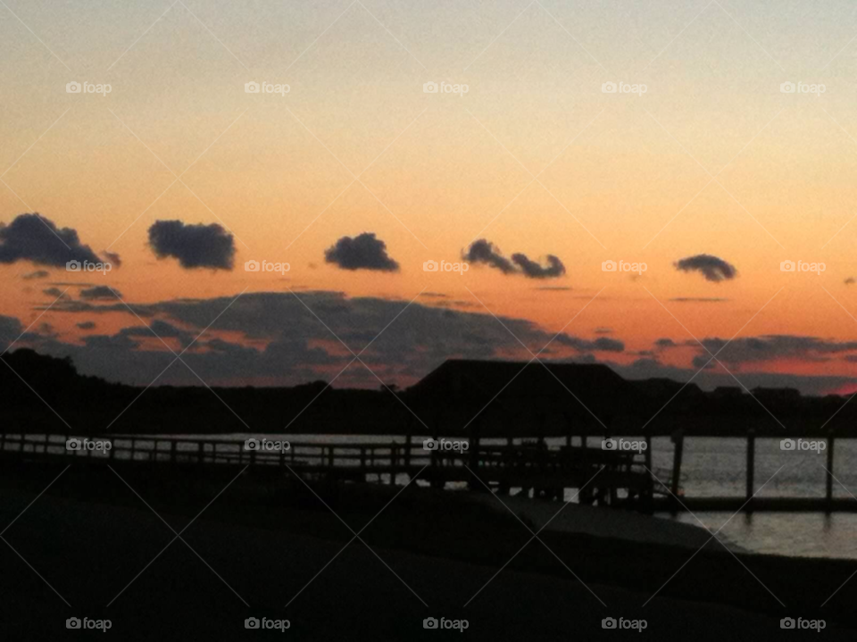 north carolina beach ocean dark by indescribable