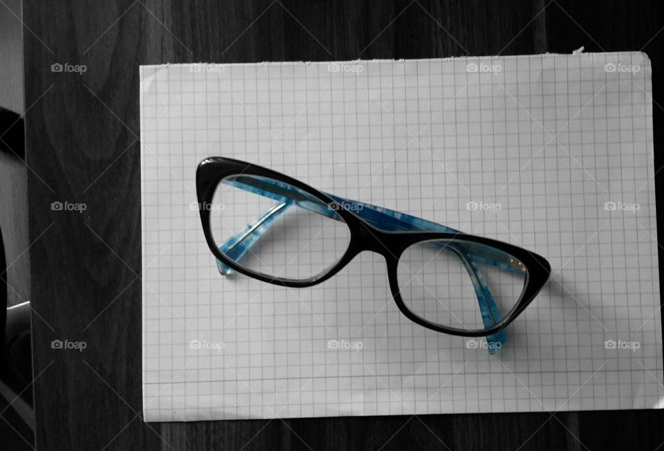 Glasses & paper