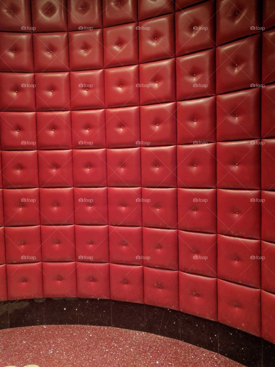 red leather squares