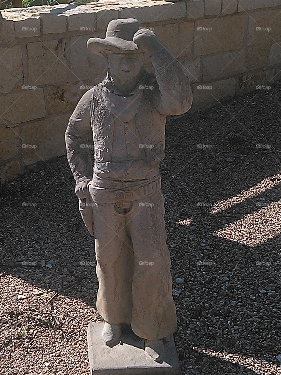 cowboy bill. this is the guard at the rock n ranch