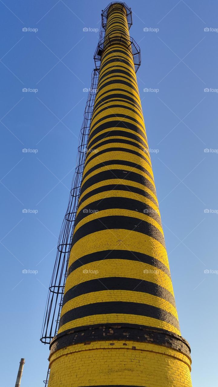 water tower like a bee