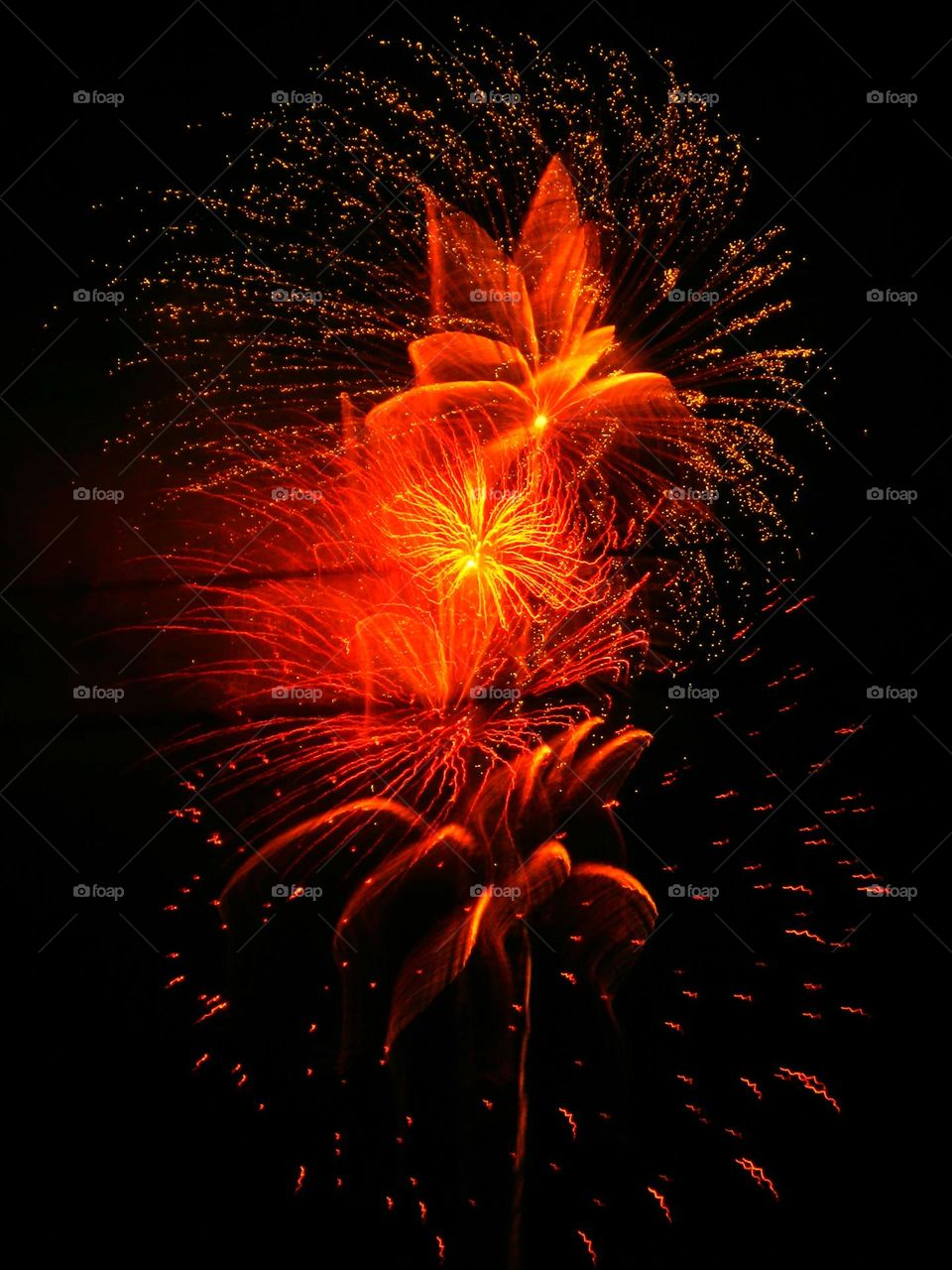 Color Explosion - Burst of color from the explosion of fireworks - Boldly and lexpressing myself through color since color is all around us in many different forms. Vibrant and varied mix of vibrant colors. 