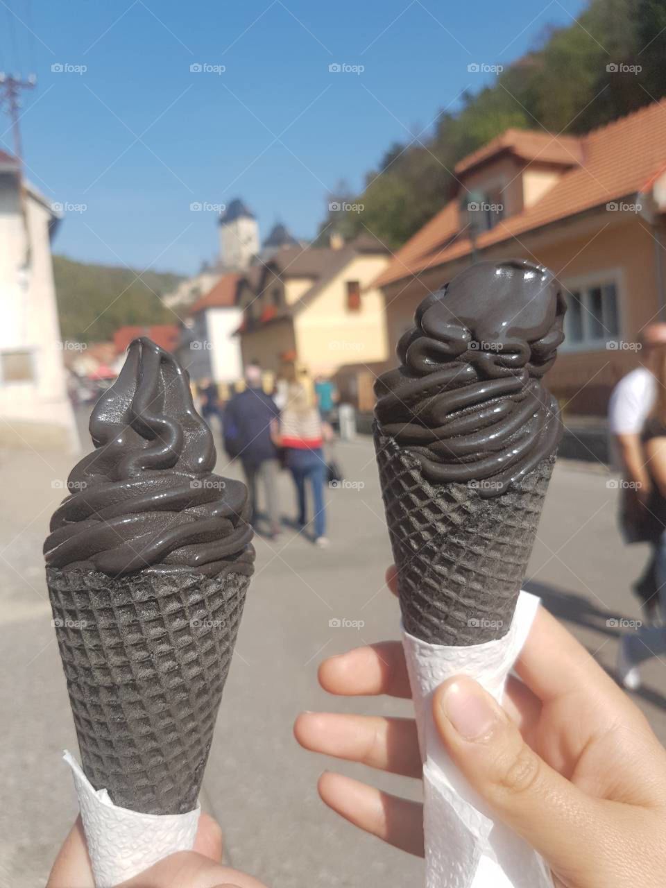 Charcoal Ice cream
