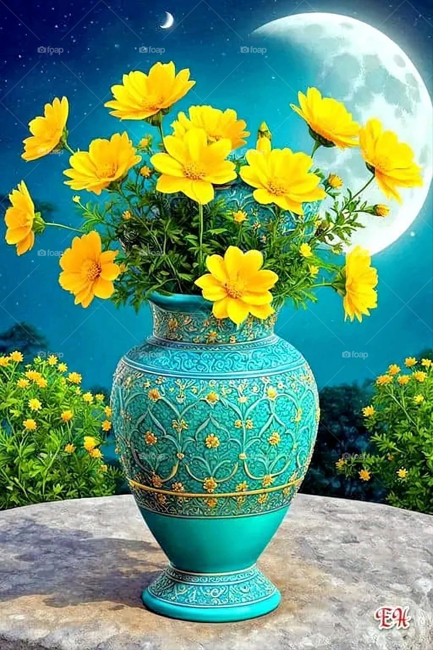 A very beautiful picture, and there is no better picture than it. There is no better picture of green herbs and colorful, red and white roses than it. Glory be to God, the natural and picturesque view, and there is no more