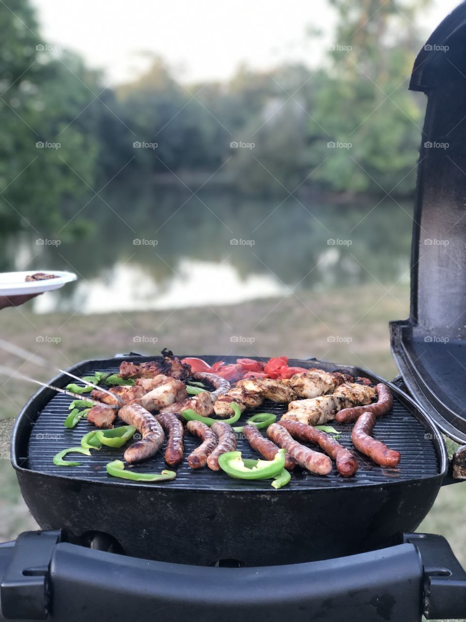Barbecue by the lake