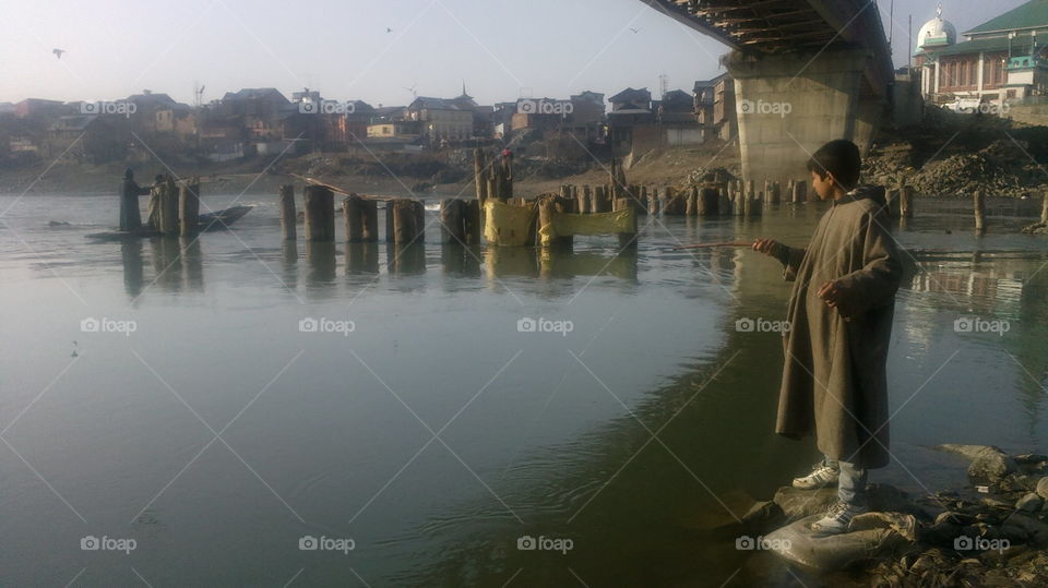 Water, People, Reflection, River, Lake