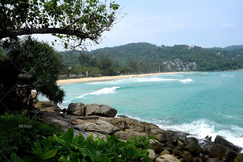 Beautiful Kata Noi beach in Phuket Thailand 