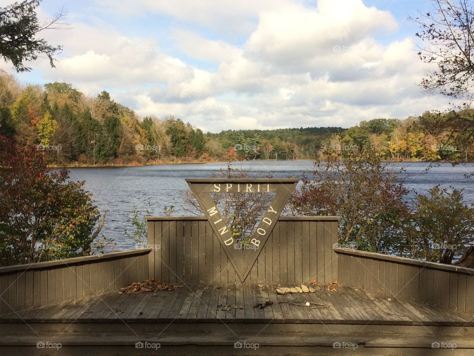 Triangle Lake Trinity Colebrook CT Oct 