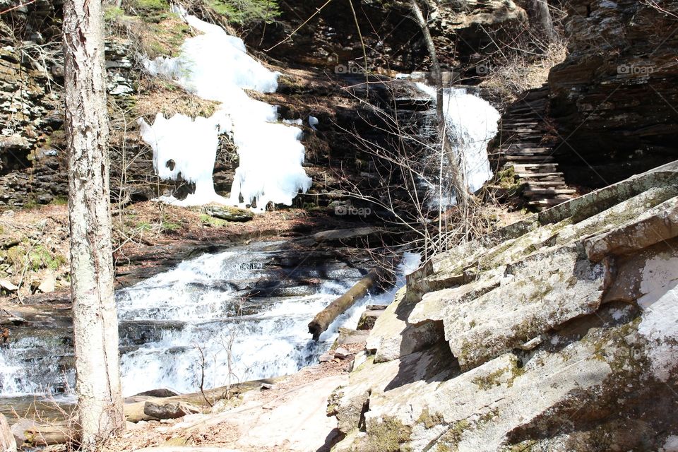 Waterfall and Ice