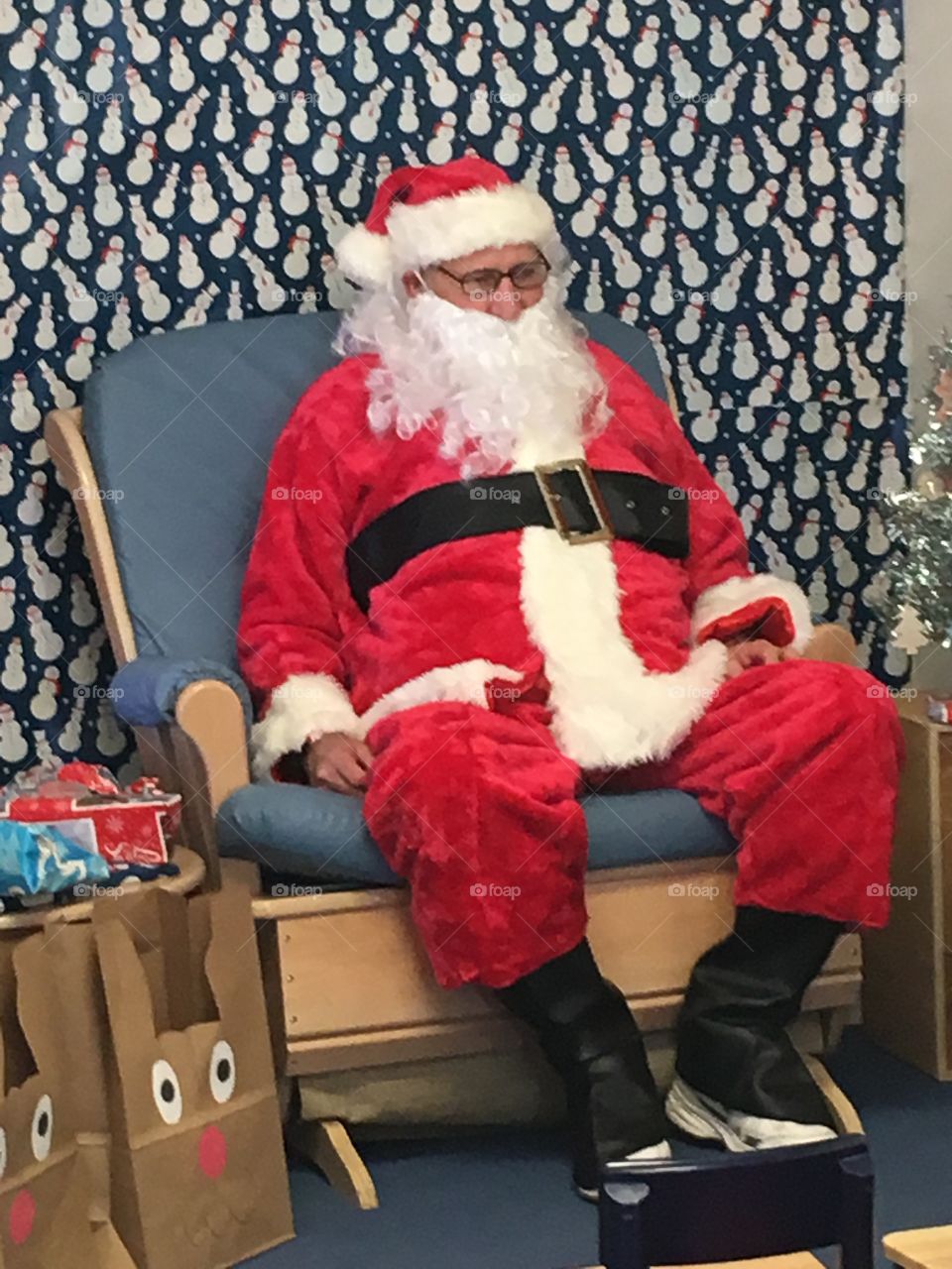 Last year my husband was Santa Clause for the head start children. He had so much fun!!