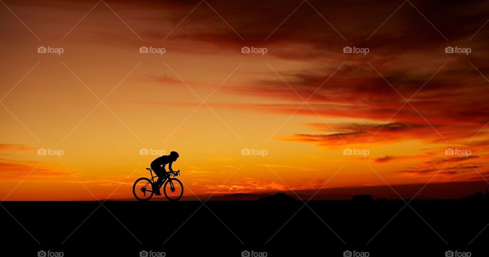 Chasing sunsets on an open road with the perfect bicycle